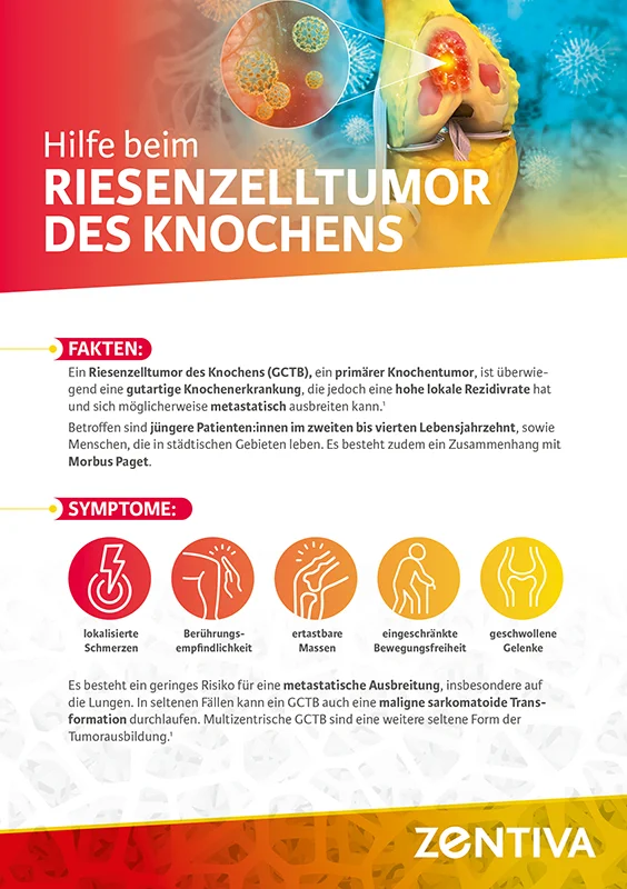 Zentiva Abgabekarte Hilfe beim Riesenzellentumor des Knochens